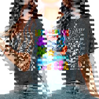 Let's Explore Under The Sea Back To School Student Teacher Women's Oversized Comfort T-Shirt | Mazezy