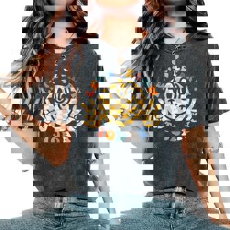 Let's Learn Today First Day Of School For Teacher Student Women's Oversized Comfort T-Shirt | Mazezy