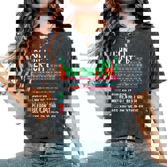 Can I Lick It Periodic Table Science Teacher Chemistry Women's Oversized Comfort T-Shirt - Thegiftio