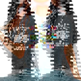 Life Is Hard Visuals Help Special Education Teacher Sped Women's Oversized Comfort T-Shirt - Monsterry