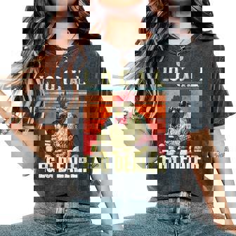 Local Egg Dealer Farm Chicken Farmer Women's Oversized Comfort T-Shirt - Monsterry