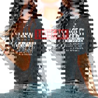 I Love My Girlfriend And Yes This Is A- From Her レディースオーバーサイズコンフォートTシャツ - Kawaiitshirt