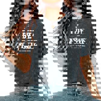 I Love When My Wife Lets Me Drink Bourbon Women's Oversized Comfort T-Shirt - Thegiftio