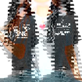 I Lovepike Matching Girlfriend & Nomepike Del Fidanzato T-shirt comoda oversize da donna - Novitaregali