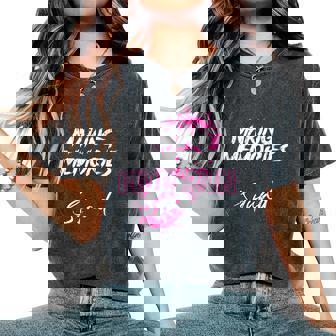 Making Memories Mud Run Squad Mud Girl Running Runner Women's Oversized Comfort T-Shirt - Monsterry