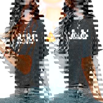 Mama Birthday Pizza 1St Birthday Pizza Family Matching Women's Oversized Comfort T-Shirt | Seseable FR