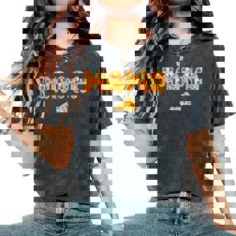 Mama Mom Matching Birthday Squad Crew Pizza Family Women's Oversized Comfort T-Shirt | Seseable UK