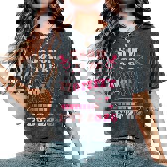 Mamma In Attesa Mamma 2026 Che Carica Annuncio Per Il Bebè T-shirt comoda oversize da donna - Novitaregali