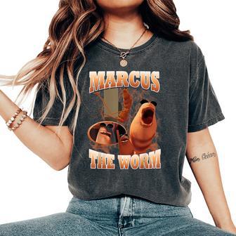Marcus The Worm Bootleg For Meme Fan Women's Oversized Comfort T-Shirt - Thegiftio UK
