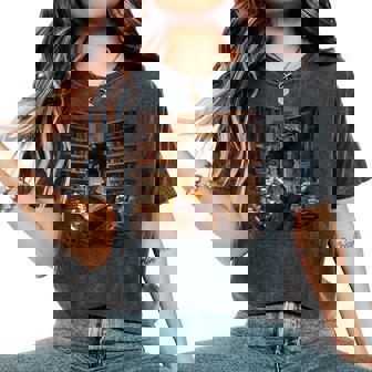 Melanin Afro Educated Reading Book Black History Women's Oversized Comfort T-Shirt | Mazezy