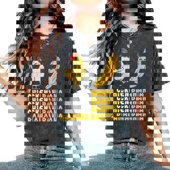 Meme Divertido De Baile De Pollo Y Plátano Para Niñas Es Y Niños Camiseta extragrande cómoda para mujer - Regaloses