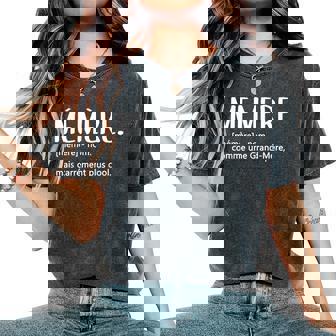 Mémère Fete Des Meres Idée Drole Grand-Mère Mémère T-shirt oversize confortable pour femme - Cadeauxyz