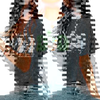 Mom & Dad Of The Lucky Duck 1St Birthday Mommy And Me Duck P Women's Oversized Comfort T-Shirt - Thegiftio