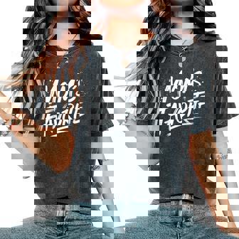 Moms Favorite Mom's Favorite Mother's Day 2026 Women's Oversized Comfort T-Shirt | Seseable UK