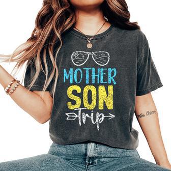 Mother Son Travel Mother's Day Mum Matching Mother Son Mum Women's Oversized Comfort T-Shirt - Thegiftio UK