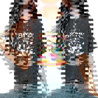 My Bowling Technique Isecret 面白いボウラーボウリング レディースオーバーサイズコンフォートTシャツ - Kawaiitshirt