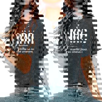 Nana Fete Des Meres Idée Drole Pour Grand-Mère Nana T-shirt oversize confortable pour femme - Cadeauxyz