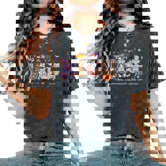 Neonatal Intensive Care Unit Coquette Nicu Nurse Halloween Women's Oversized Comfort T-Shirt | Seseable CA