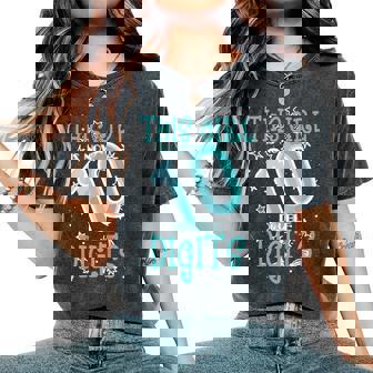 Niños 10Th Birthday Girl Es Ahora 10 Dígitos Dobles 10 Años Camiseta extragrande cómoda para mujer - Regaloses