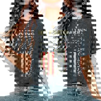 No Kings In America 1776 We The People Usa Flag Patriotic Women's Oversized Comfort T-Shirt - Thegiftio