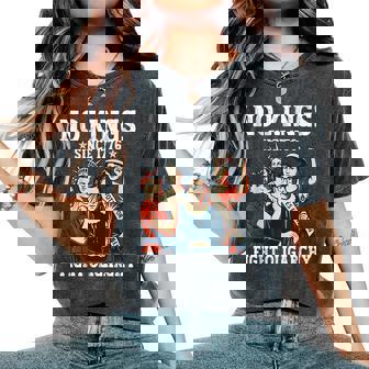 No Kings Fight Oligarchy Feminist Patriot 4Th Of July Women's Oversized Comfort T-Shirt | Mazezy