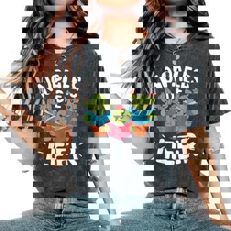 Nopales De Leer Bilingual Teacher Maestra Spanish Teacher Women's Oversized Comfort T-Shirt - Monsterry