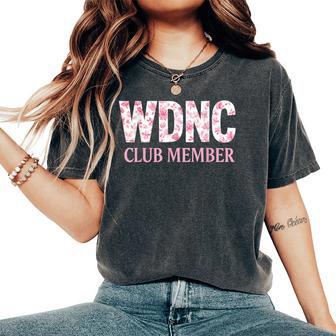 We Do Not Care Club Member Humor Joke Sarcastic Quote Women's Oversized Comfort T-Shirt | Seseable FR