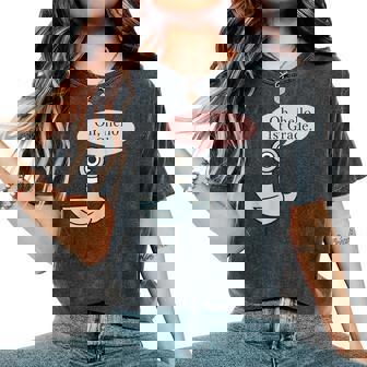 Oh Hello First Graders Cute Pigeon 1St Grade Teacher Women's Oversized Comfort T-Shirt | Seseable FR