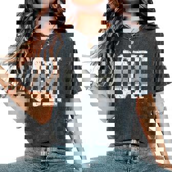 Ohio O-H Vintage Grunge Red Buckeye Home State Women's Oversized Comfort Colors T-Shirt | Mazezy