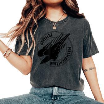 Paracaidista Alemana Ww2 Fallschirmjagerometido Camiseta extragrande cómoda para mujer - Regaloses