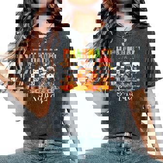 Pharmacy Squad Pharmacist Pumpkin Fall Thanksgiving Women's Oversized Comfort T-Shirt | Mazezy