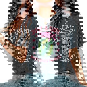 Pickle Dill Pickling Just A Girl Who Loves Pickles Women's Oversized Comfort T-Shirt | Seseable FR