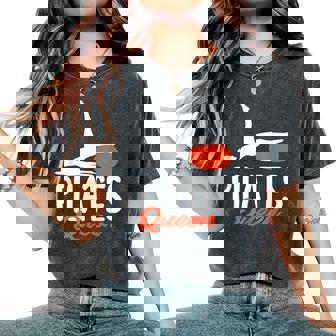 Pilates Queen Potenzia La Tua Atmosfera Di Allenamento T-shirt comoda oversize da donna - Novitaregali