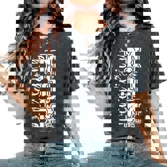 Powerlifting Mom Of A Powerlifter Mother Powerlifting Mama Women's Oversized Comfort T-Shirt | Seseable UK