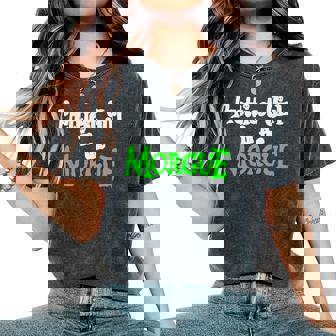 Prettiest Girl In The Morgue Gothic Y2k Women's Oversized Comfort T-Shirt - Monsterry