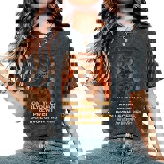 Only You Can Prevent Dungeon Fires Owl Women's Oversized Comfort T-Shirt | Seseable FR