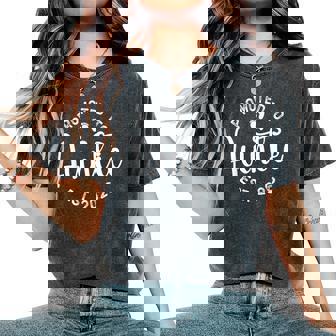 Promoted To Auntie Est 2026 Soon To Be Aunt 2026 New Auntie Women's Oversized Comfort T-Shirt | Seseable FR