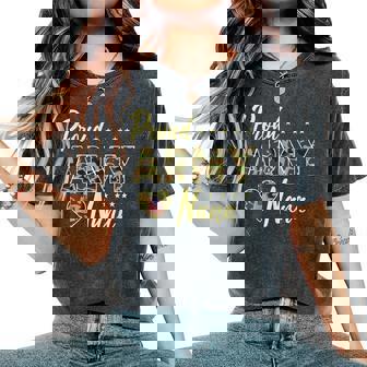 Proud Army Nana Camouflage Soldier Family Love Military Women's Oversized Comfort T-Shirt - Thegiftio