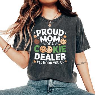 Proud Cookie Dealer Mom Baking Mama Dessert Humor Women's Oversized Comfort T-Shirt | Mazezy