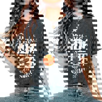 Proud Mom Of A 2026 Senior Basketball Class Graduation Women's Oversized Comfort T-Shirt | Seseable FR