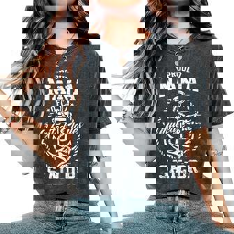 Proud Nana Of A Sailor Us Veteran Grandma Family Matching Women's Oversized Comfort T-Shirt | Seseable UK