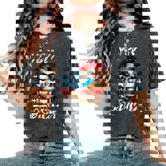 Puerto Rican Yo Soy Boricua Puerto Rico Flag Hispanic Women's Oversized Comfort T-Shirt | Mazezy