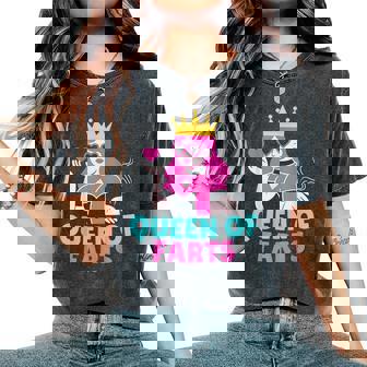 Queen Of Farts Carte À Jouer Embarrassante Inappropriée T-shirt oversize confortable pour femme - Cadeauxyz