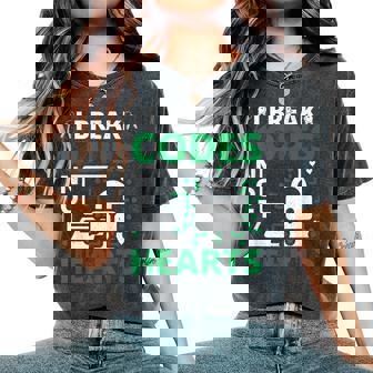 Regali Per Laicurezza Informatica E Hacker Etico I Break Codes Not Hearts Cyberecurity Adulti Neromall Manica Corta Classica T-shirt comoda oversize da donna - Novitaregali