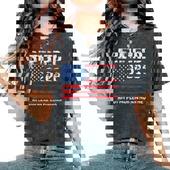 Retired 2026 Decoration Usa Dad Grandpa Retirement Women's Oversized Comfort T-Shirt - Monsterry