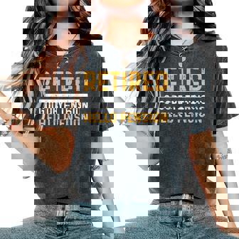 Retirement Best Retired 2026 For Dad Mom Women's Oversized Comfort T-Shirt | Seseable FR