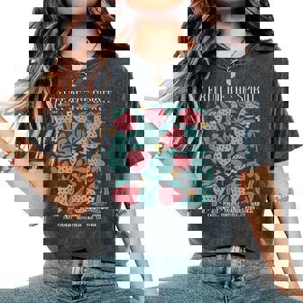 Retro Fruit Of The Spirit Strawberry Bible Verse Christian Women's Oversized Comfort T-Shirt - Monsterry