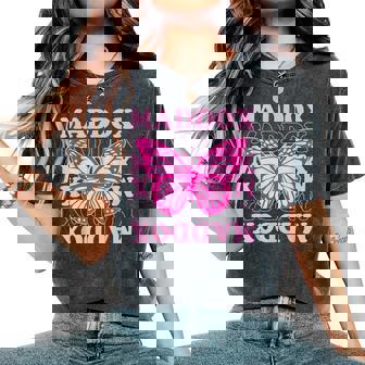 Retro Maddox First Name Personalized Maddox Groovy Vintage Women's Oversized Comfort T-Shirt - Monsterry