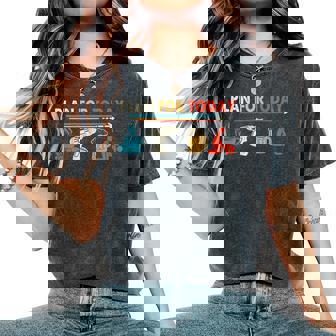 Retro Vintage Plan For Today Power Drill Coffee Beer Lover Women's Oversized Comfort T-Shirt - Monsterry