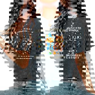 Rpg Gamer Cat Distraction Side Quest Nerdy Women Women's Oversized Comfort T-Shirt - Monsterry